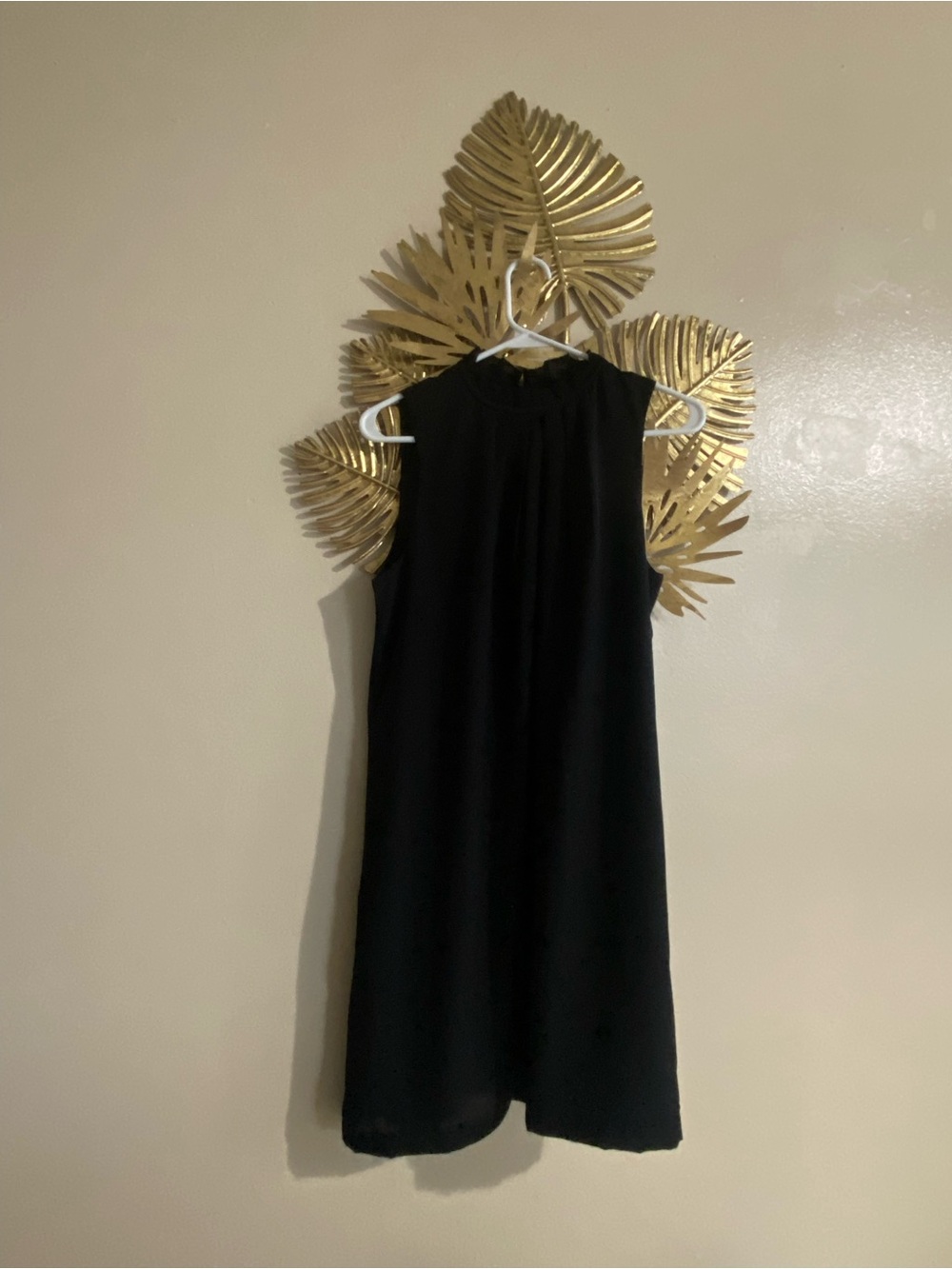 H&M Black Sleeveless Shift Dress